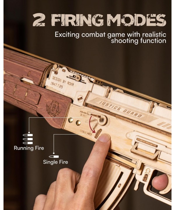3D medinis mechaninis konstruktorius GINKLAS AK-47