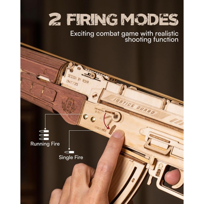 3D medinis mechaninis konstruktorius GINKLAS AK-47