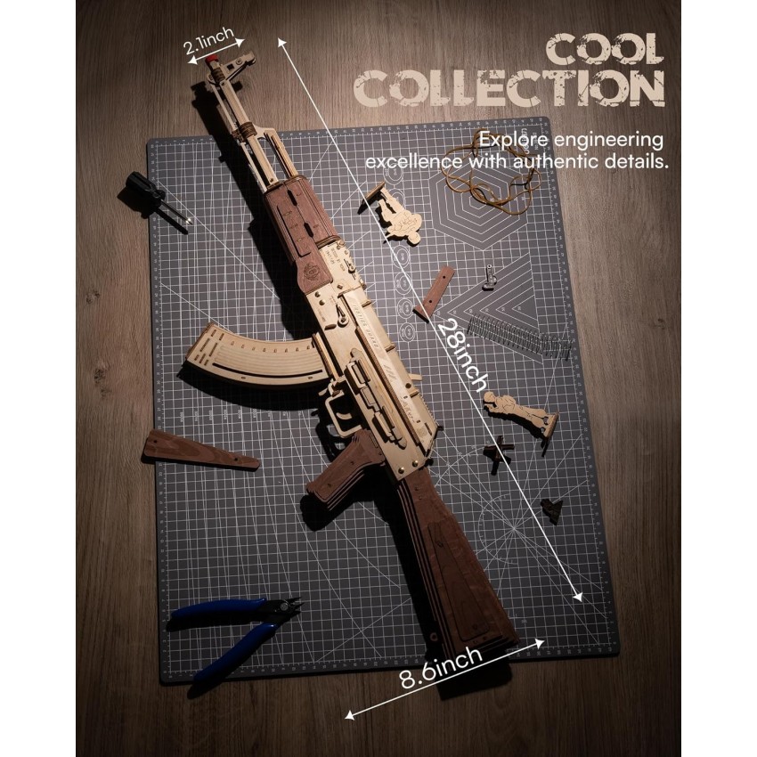 3D medinis mechaninis konstruktorius GINKLAS AK-47