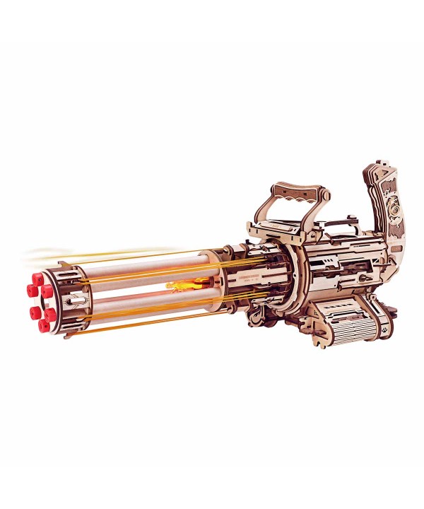 3D medinis mechaninis konstruktorius Rotating-Barrel Machine Gun