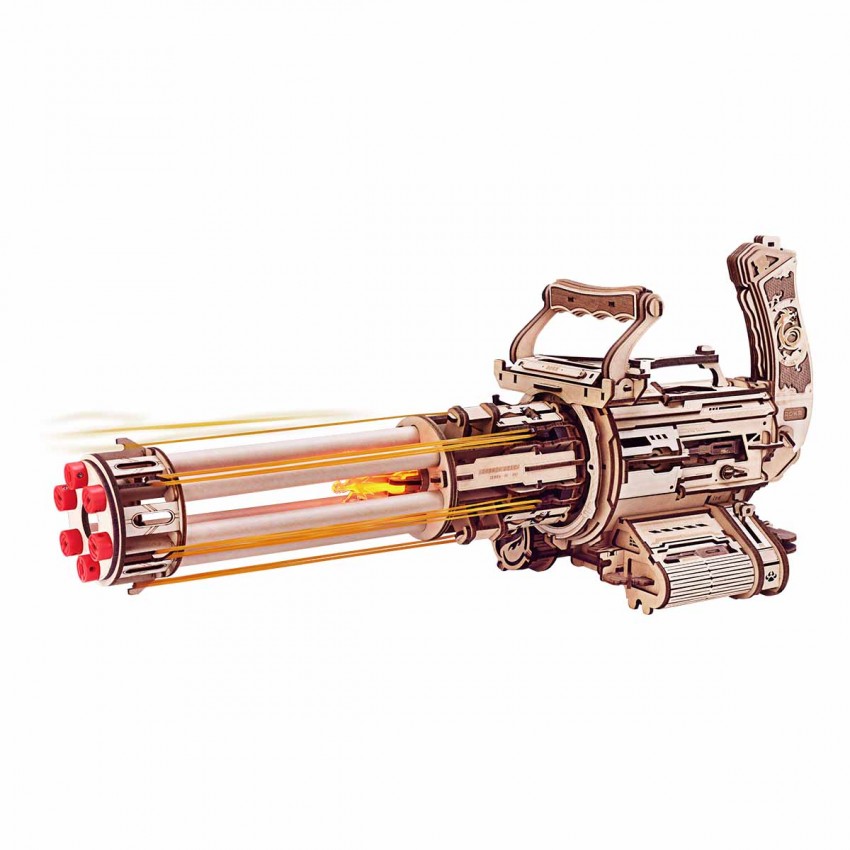 3D medinis mechaninis konstruktorius Rotating-Barrel Machine Gun