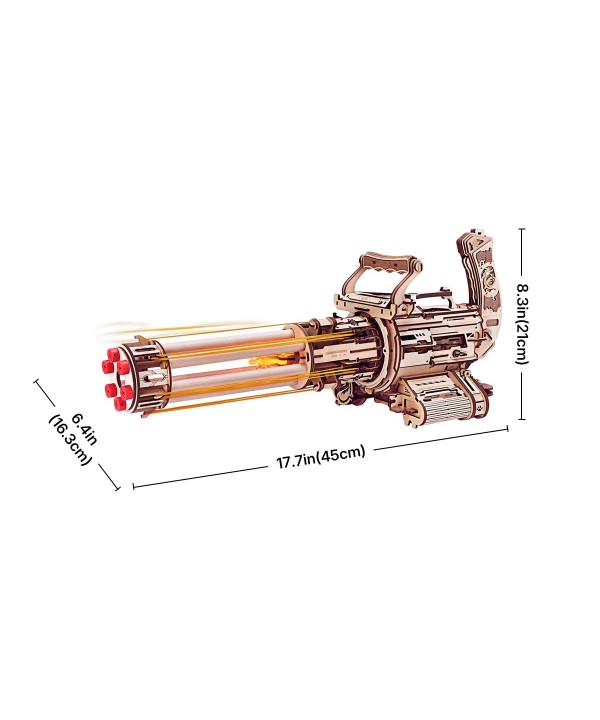 3D medinis mechaninis konstruktorius Rotating-Barrel Machine Gun