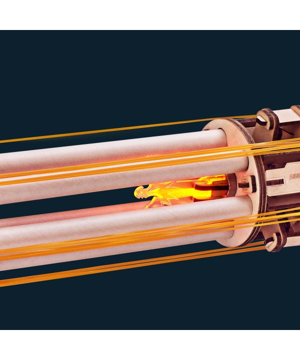 3D medinis mechaninis konstruktorius Rotating-Barrel Machine Gun