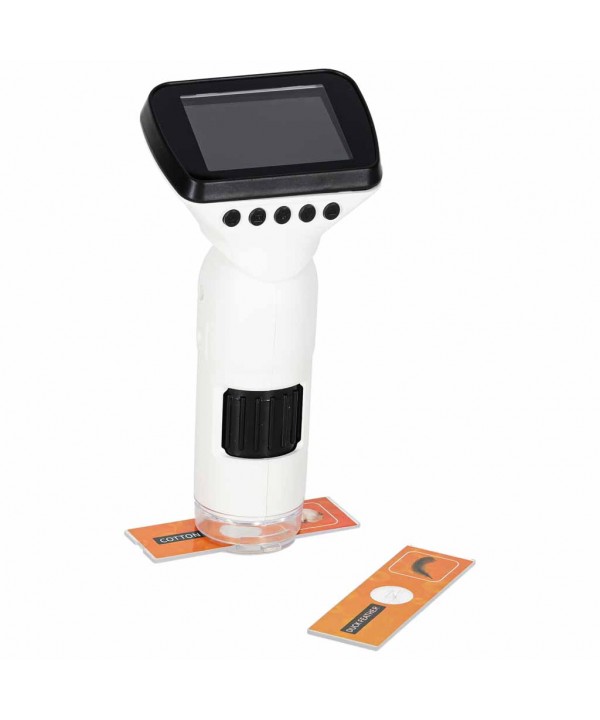 Išmanus skaitmeninis nešiojamas mikroskopas vaikams su spalvotu LCD ekranu, WiFi USB, 1000x