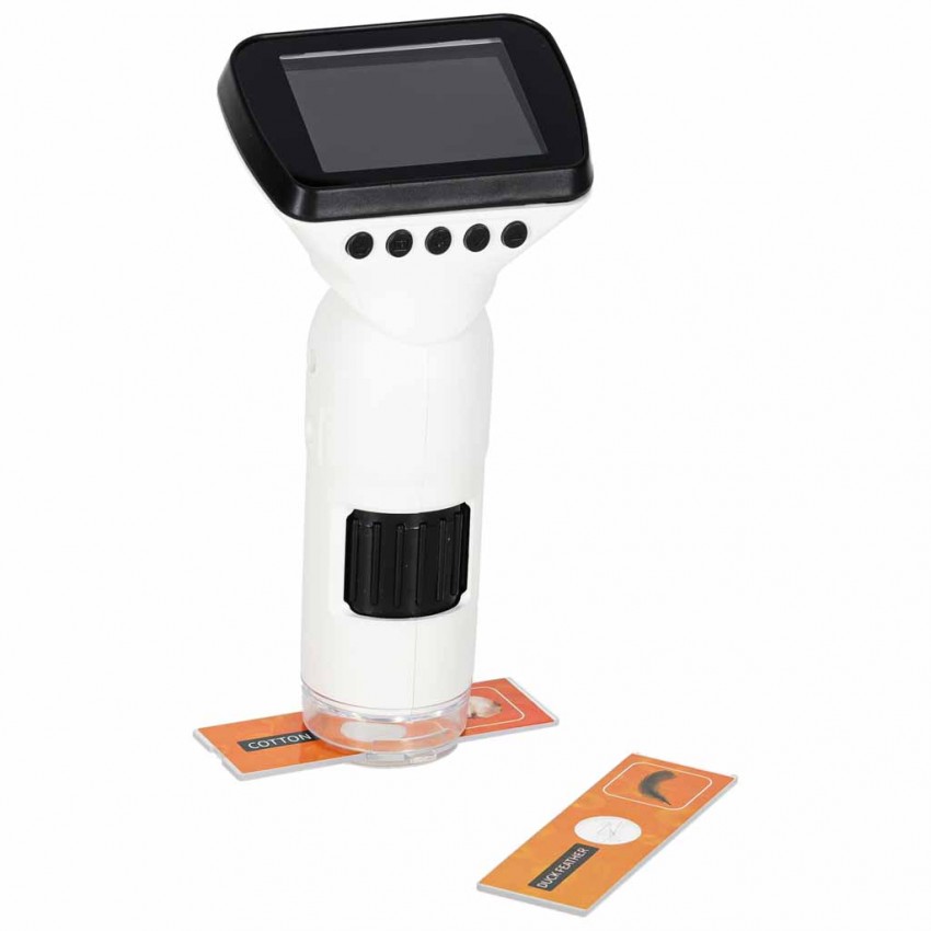 Išmanus skaitmeninis nešiojamas mikroskopas vaikams su spalvotu LCD ekranu, WiFi USB, 1000x
