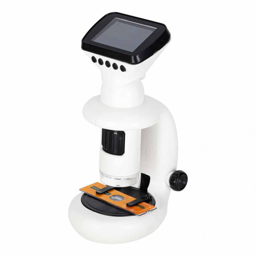 Išmanus skaitmeninis nešiojamas mikroskopas vaikams su spalvotu LCD ekranu, WiFi USB, 1000x