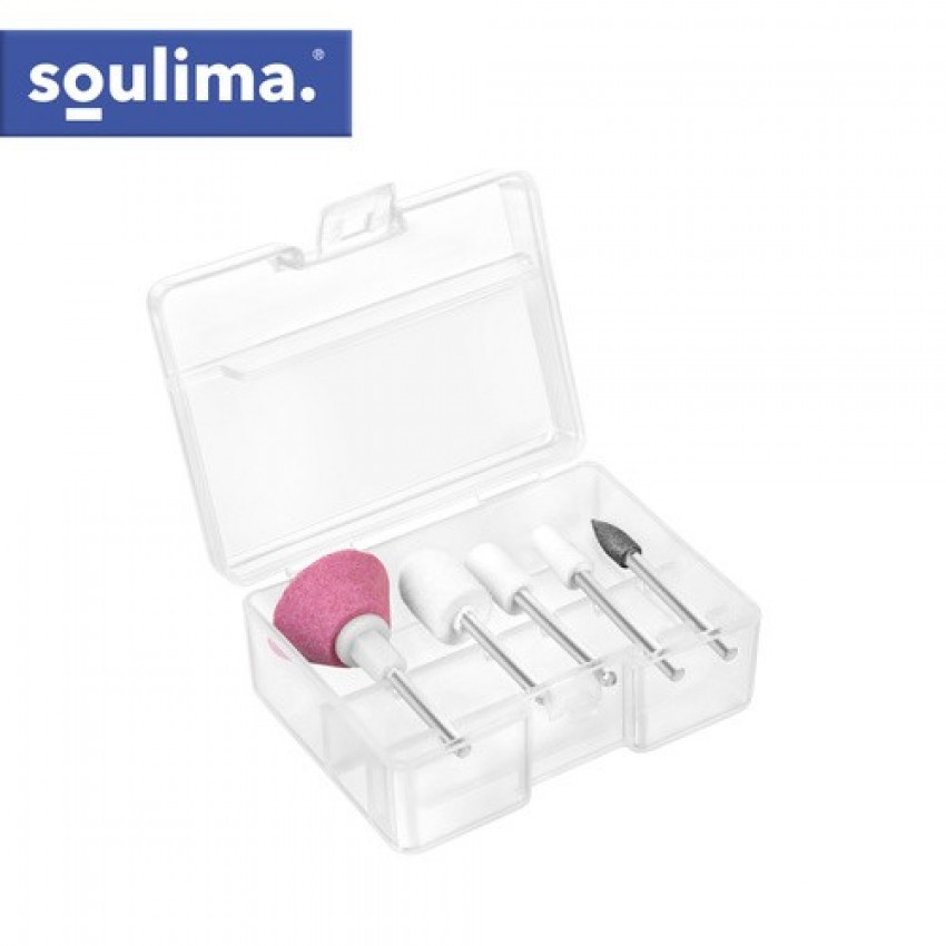 Soulima belaidis nagų frezavimo aparatas su 6 antgaliais, USB-C