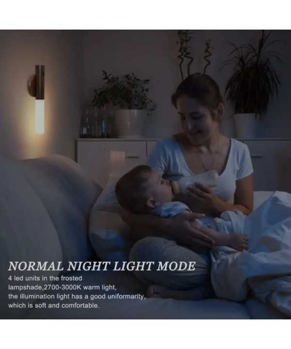 Sensorinis sieninis LED šviestuvas (buko spalva)