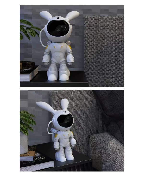 Galaktikų ir žvaigždžių projektorius Space Rabbit su Bluetooth garsiakalbiu