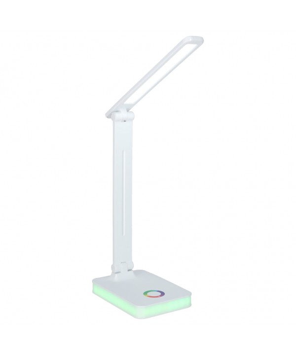 Stalinis LED šviestuvas, stalinė LED lempa su RGB pagrindo apšvietimu, USB, jutikliniu valdymu