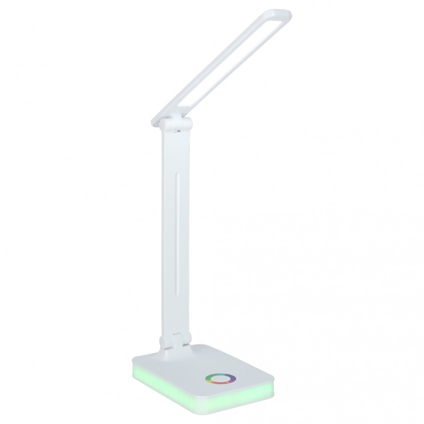 Stalinis LED šviestuvas, stalinė LED lempa su RGB pagrindo apšvietimu, USB, jutikliniu valdymu