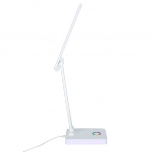 Stalinis LED šviestuvas, stalinė LED lempa su RGB pagrindo apšvietimu, USB, jutikliniu valdymu