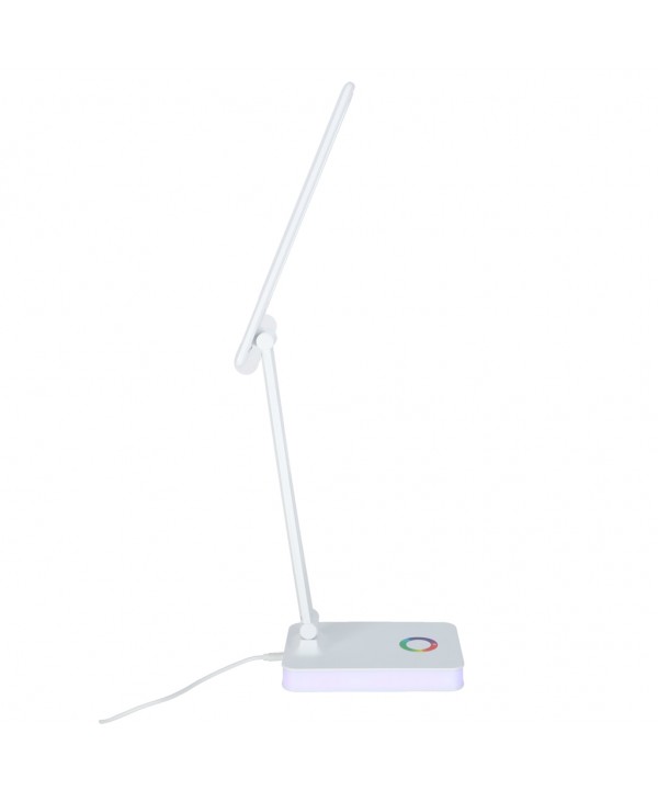 Stalinis LED šviestuvas, stalinė LED lempa su RGB pagrindo apšvietimu, USB, jutikliniu valdymu