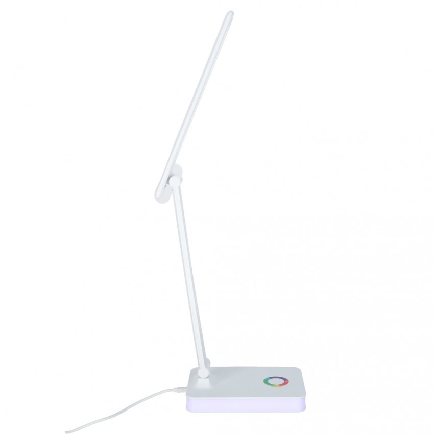 Stalinis LED šviestuvas, stalinė LED lempa su RGB pagrindo apšvietimu, USB, jutikliniu valdymu