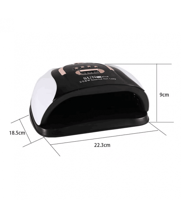 UV/LED Nagų lempa Sun C4 Plus 256W su 57 LED ir LCD ekranu