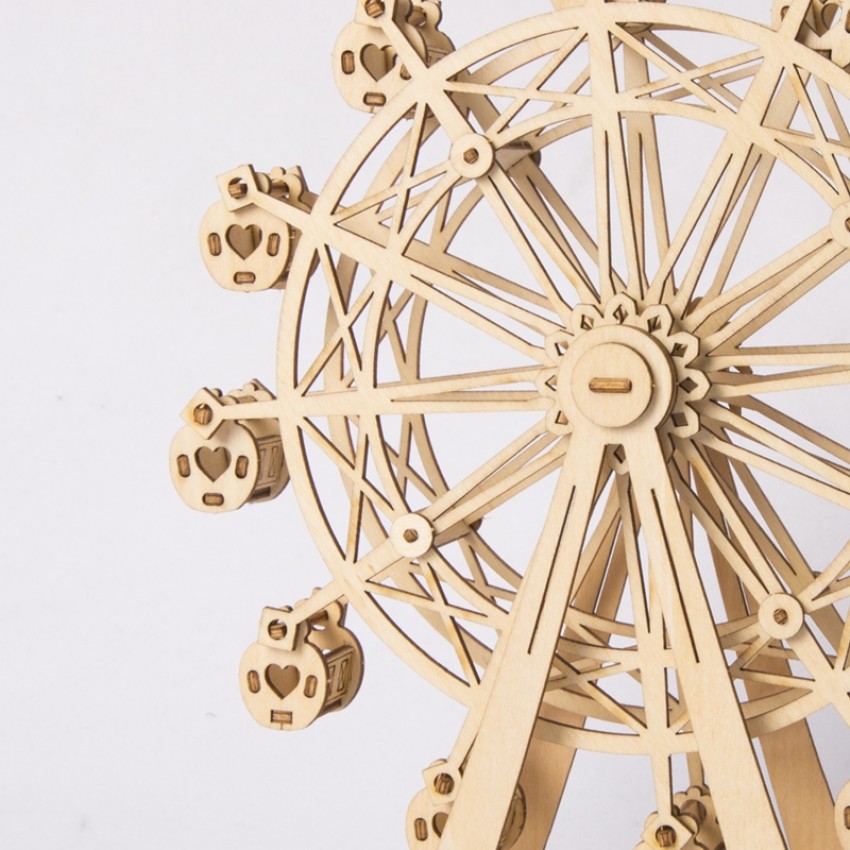 3D medinis konstruktorius Apžvalgos ratas-karusėlė