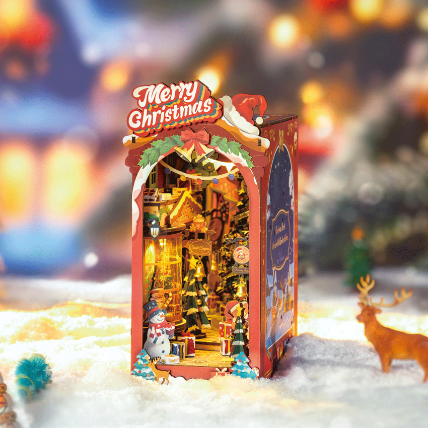 Mini namas 3D konstruktorius Christmas Street