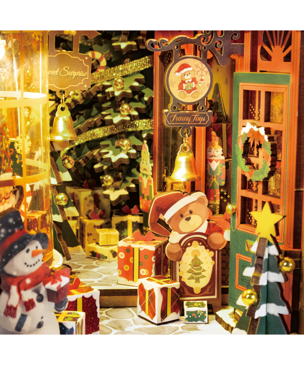 Mini namas 3D konstruktorius Christmas Street
