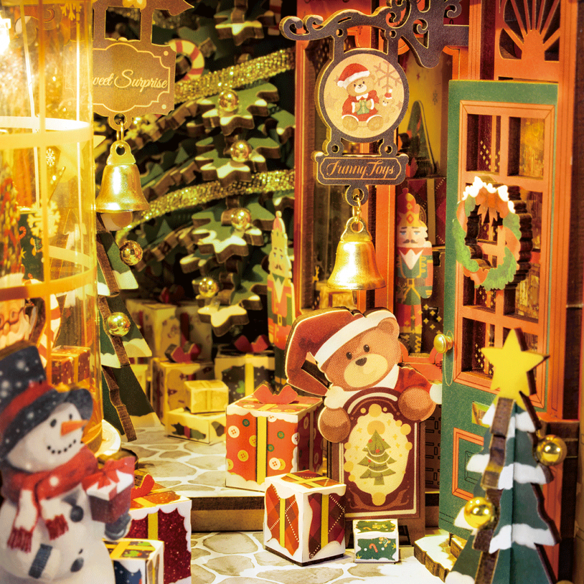 Mini namas 3D konstruktorius Christmas Street
