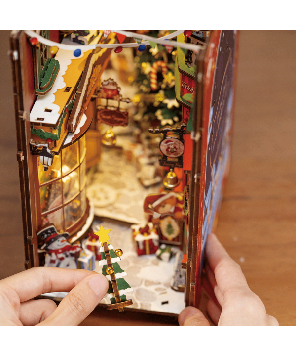 Mini namas 3D konstruktorius Christmas Street