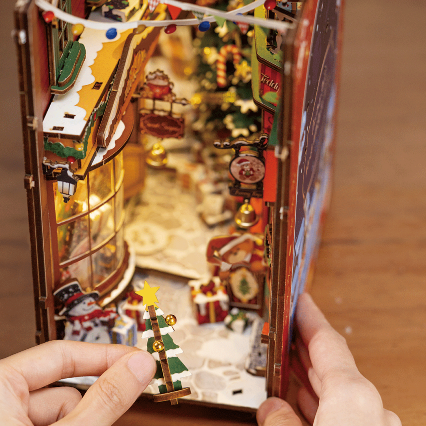 Mini namas 3D konstruktorius Christmas Street