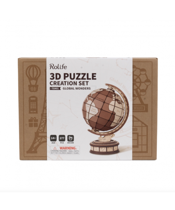 3D Medinis konstruktorius Gaublys Pasaulio stebuklai