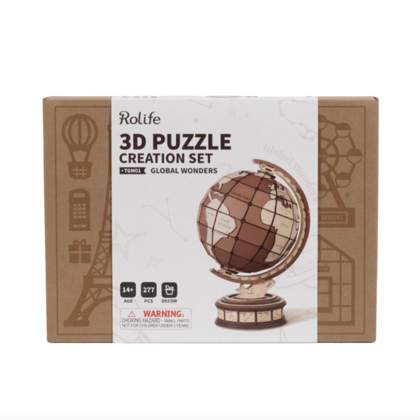 3D Medinis konstruktorius Gaublys Pasaulio stebuklai