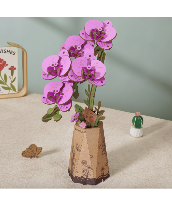 3D Medinis konstruktorius Orchidėja
