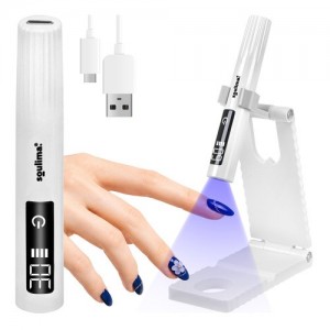 Soulima nešiojama UV LED lempa nagams su laikikliu, USB-C