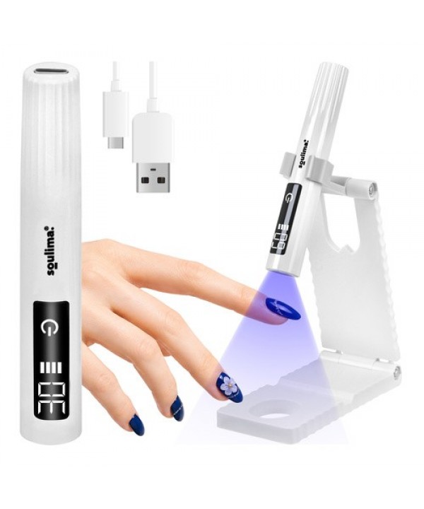 Soulima nešiojama UV LED lempa nagams su laikikliu, USB-C