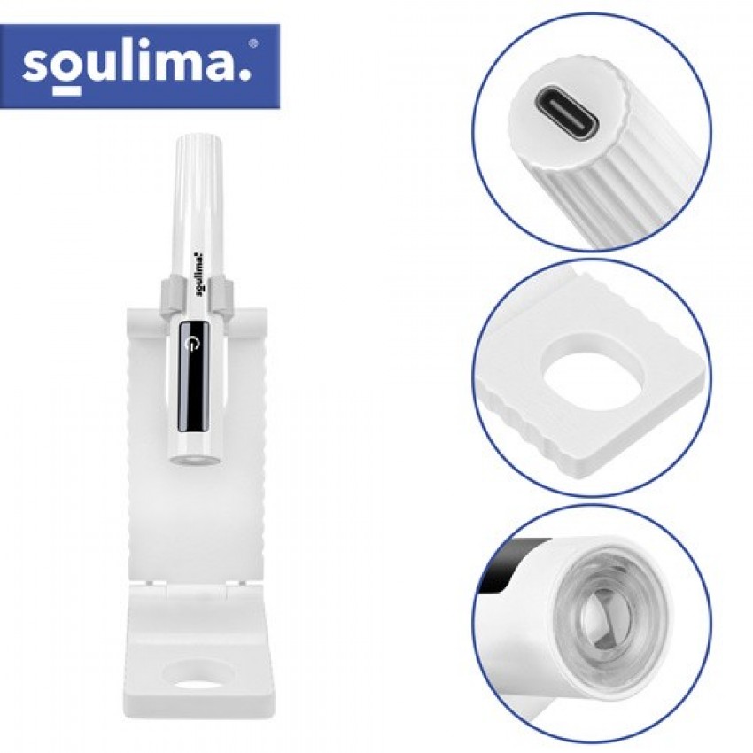 Soulima nešiojama UV LED lempa nagams su laikikliu, USB-C
