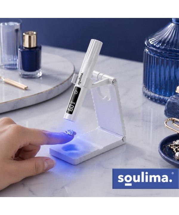 Soulima nešiojama UV LED lempa nagams su laikikliu, USB-C