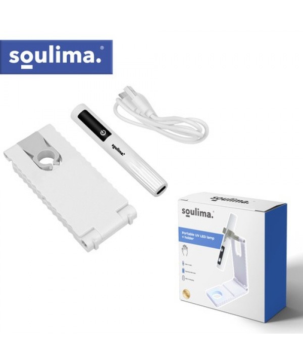 Soulima nešiojama UV LED lempa nagams su laikikliu, USB-C