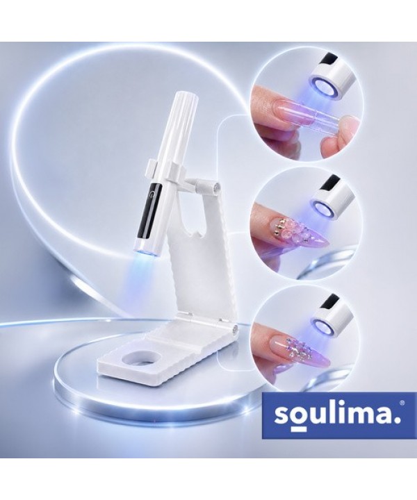 Soulima nešiojama UV LED lempa nagams su laikikliu, USB-C