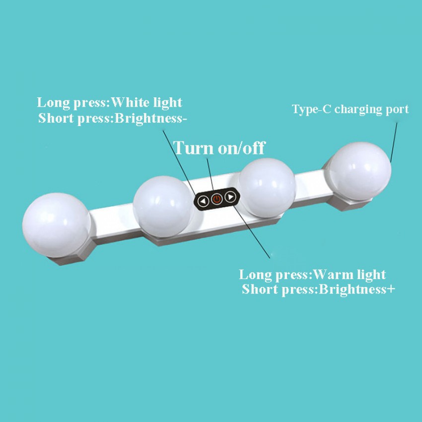 LED veidrodžio apšvietimas,  šviestuvas veidrodžiui 30 cm