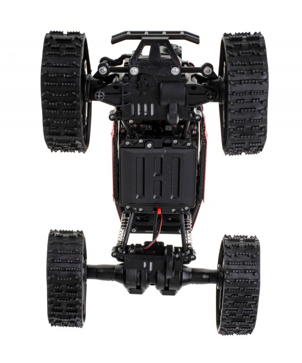Nuotoliniu būdu valdomas visureigis RC Rock Crawler 4x4 LHC012, 2 viename, 1:16, raudonas