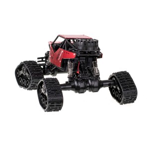 Nuotoliniu būdu valdomas visureigis RC Rock Crawler 4x4 LHC012, 2 viename, 1:16, raudonas