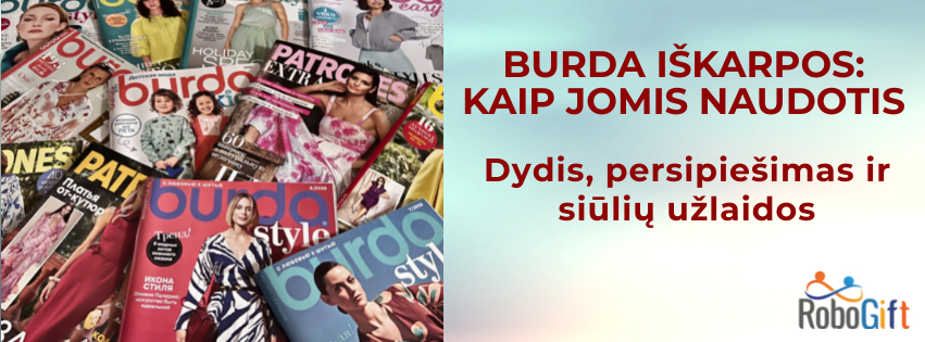 Burda iškarpos: kaip jomis naudotis