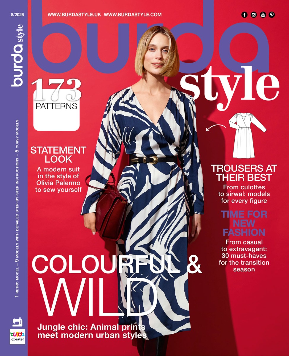 Burda Style 2026 03 siuvimo žurnalas su iškarpomis